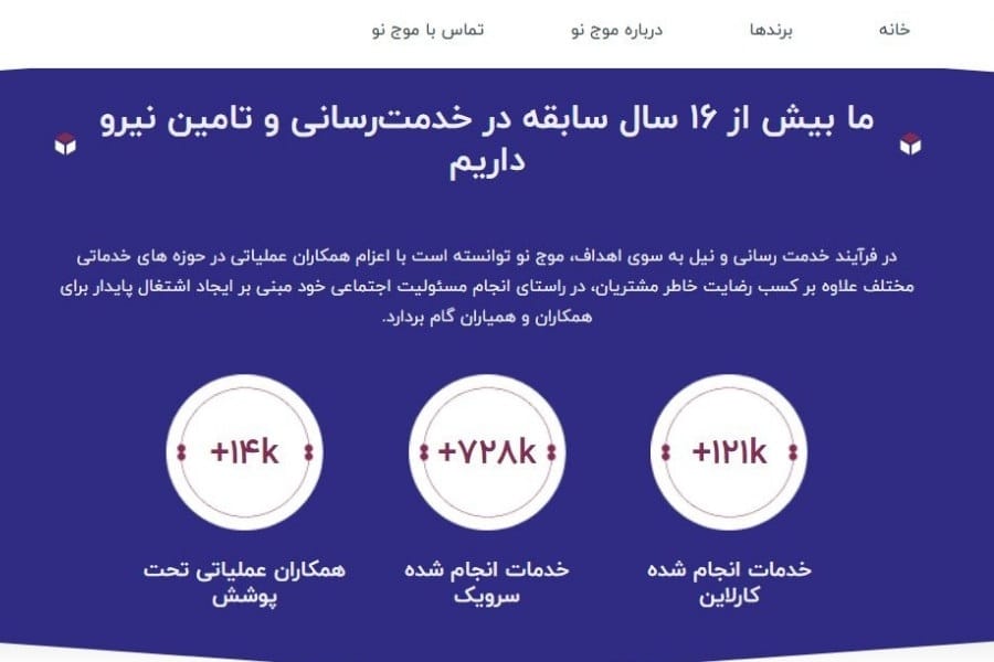 ویژگیهای پندار موج نو یکی از لیست شرکت های خدماتی نظافتی تهران