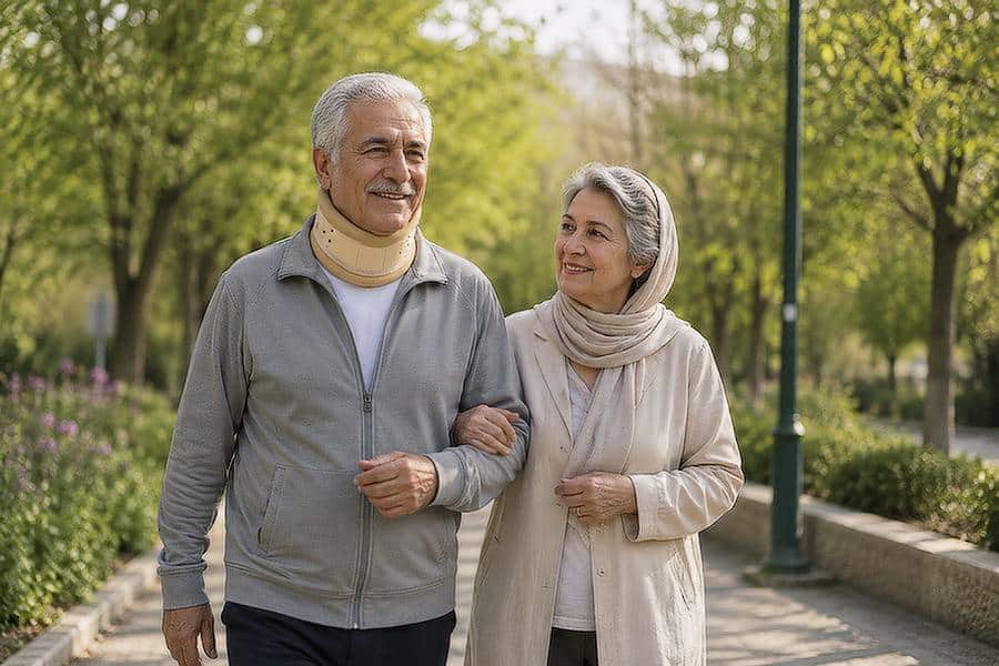 گردنبند طبی سخت برای دیسک گردن