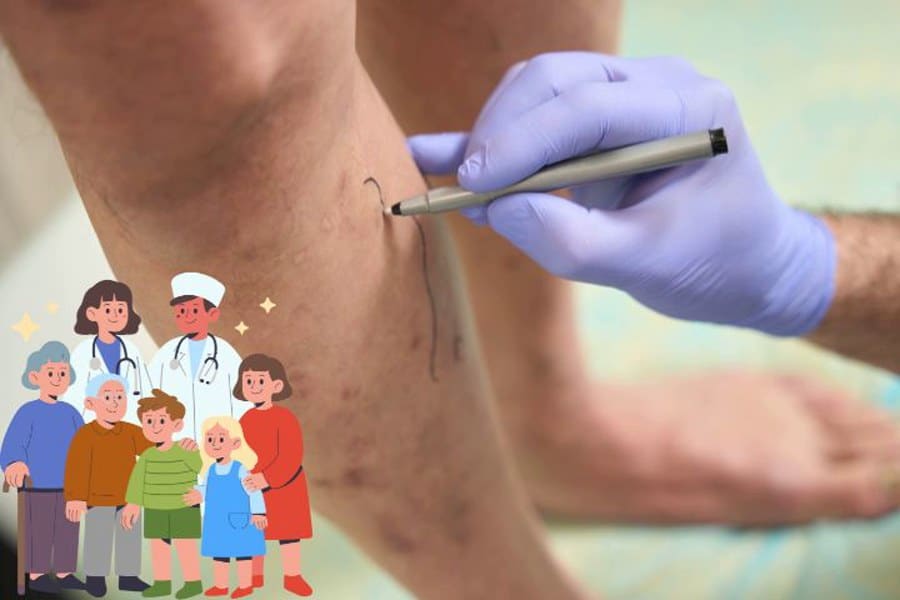 واریس از چند سالگی شروع میشود